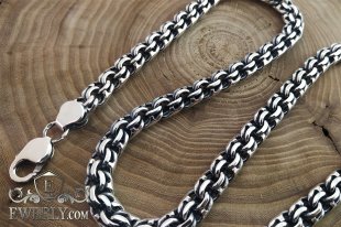 Men's chain Bismarck 100 grams, фото