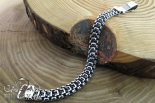 Men's bracelet "the Emperor" of silver, фото