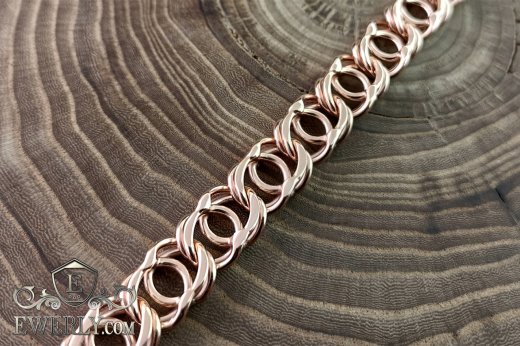 Weaving "Arabic bismarck" of gold, фото